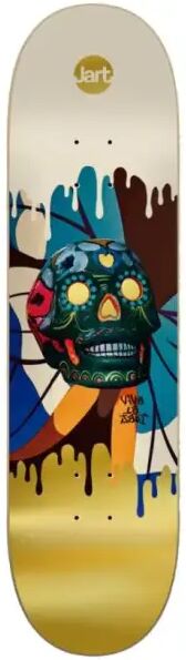 Jart Skateboards Skateboard Deck Jart Golden (8" - Gold/Braun/Blau)