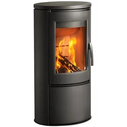 Varde  Kaminofen  Shape  2  mit  Guß-Topplatte  Stahl  schwarz  (5  kW)