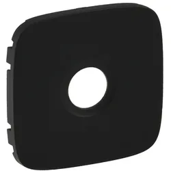 Legrand 754768 TV-Abdeckung für das Schalterprogramm VALENA ALLURE, Farbe: Schwarz