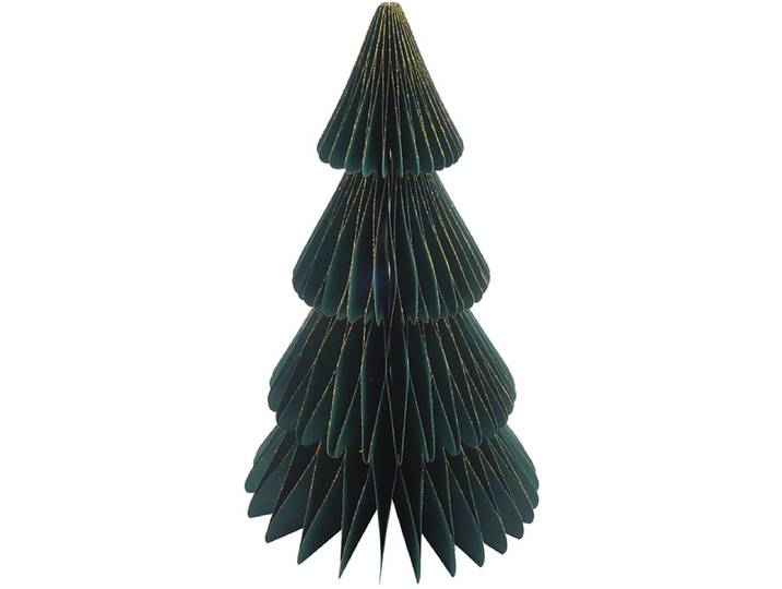 Tannenbaum aus Papier MERRY dunkelgrün