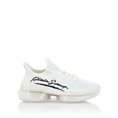 Sneaker PLEIN SPORT "Bubble Sole", Kinder, Gr. 29, Normalschaft, 01, weiß, Schuhe Sneaker