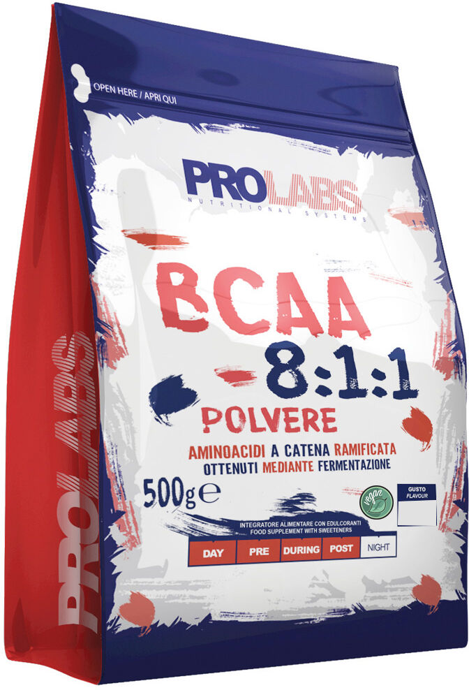 prolabs bcaa 8:1:1 busta 500 gr arancia