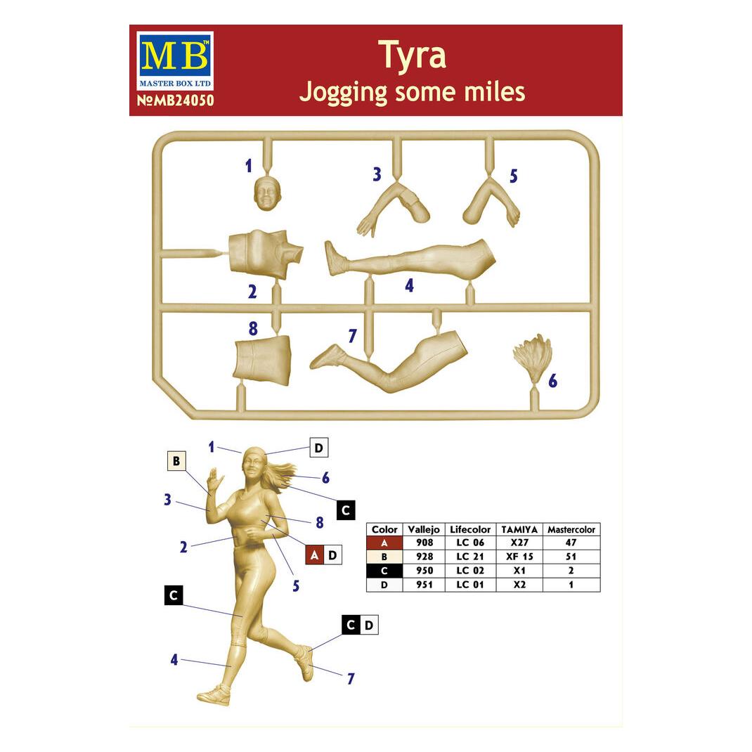 Master Box Jogging some miles. Tyra (MB24050)