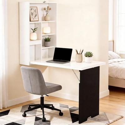 Kodotan sofa Stylish Convertible Writing Desk,Wall Mounted Design Office Desk,Gaming Desk,Foldable Computer Desk,Dining Table with Side