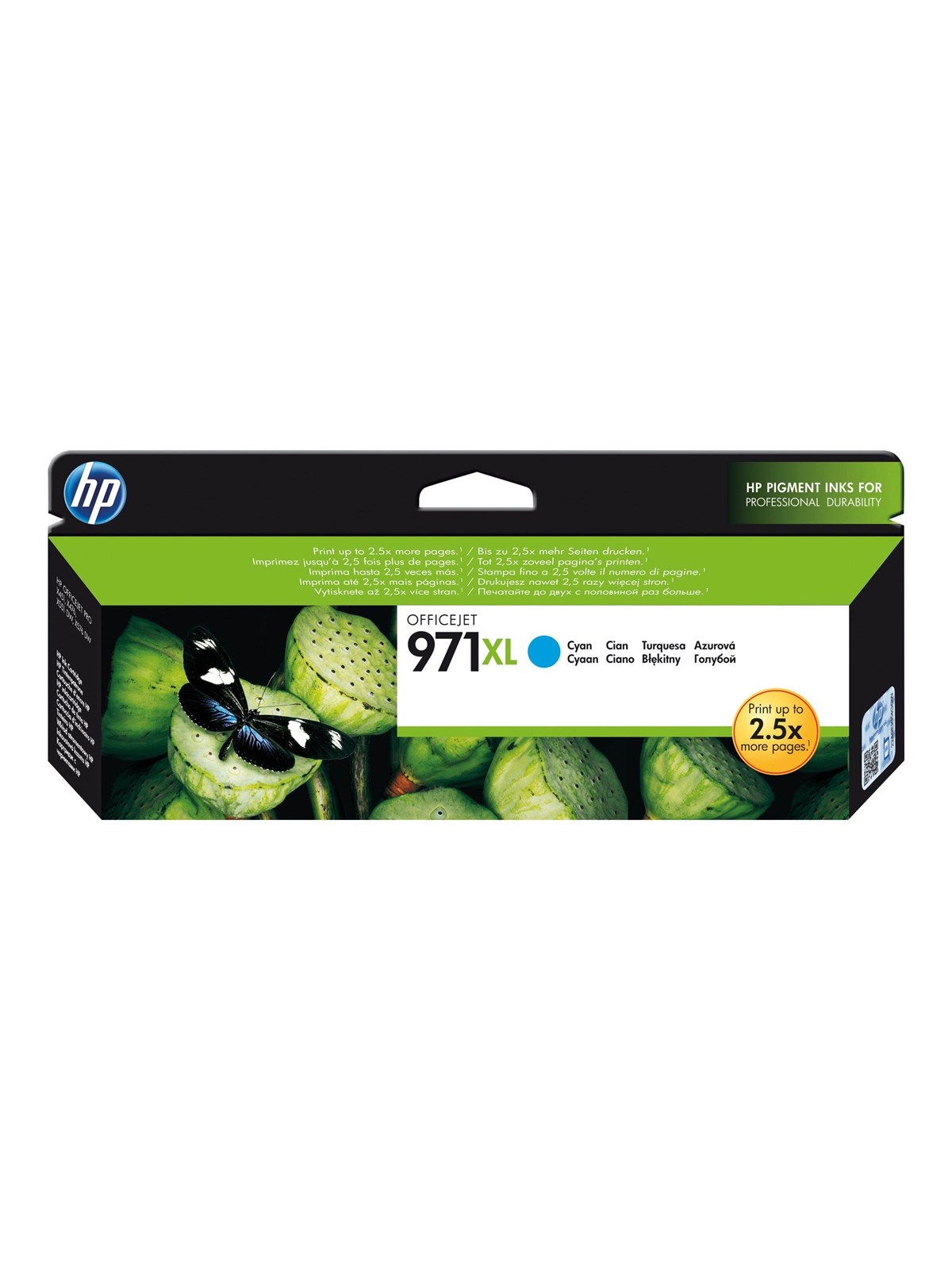 HP 971XL / CN626AE High Capacity Cyan Ink - Tintenpatrone Cyan