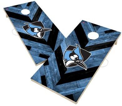 Skip's Garage Johns Hopkins University Blue Jays Cornhole Board Set