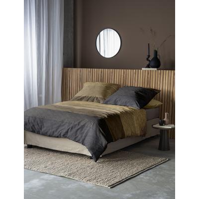 Bettwäsche IRISETTE "8430", gelb, B/L: 200cm x 220cm, 1 Stk., 2 Stk., Feinbiber, B/L: 80cm x 80cm & 80cm x 80cm, 3, Feinbiber, Obermaterial: 100% Baumwolle, Bettwäsche, Bettwäsche, moderner Klassiker mit Reißverschluss