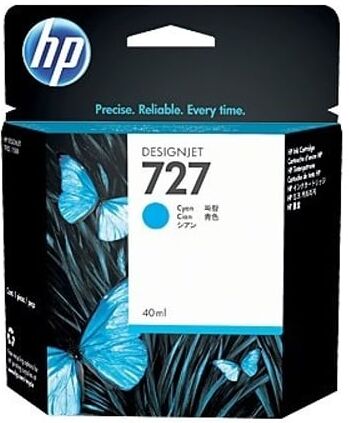 HP 727 (B3P13A) Tinteiro ciano