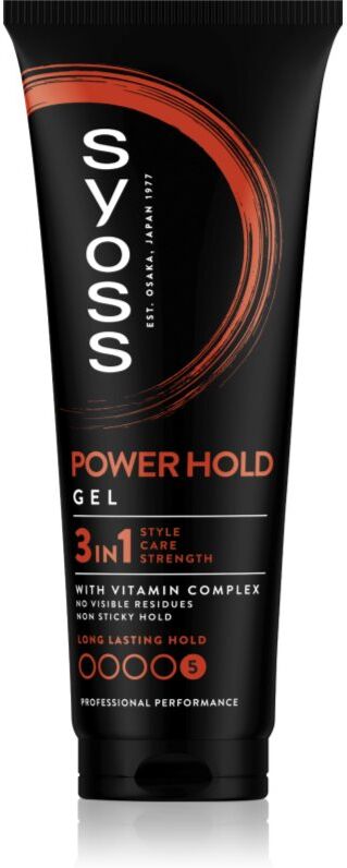 Syoss Power Hold Styling Gel mit extra starker Fixierung 250 ml