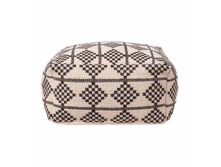 SITZPOUF Adana schwarz-creme gemustert, 55/55/30 cm