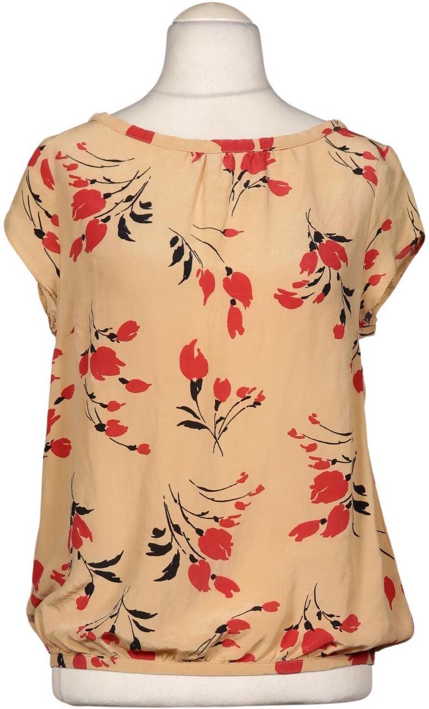 Attic and Barn Damen Bluse, Mehrfarbig, Gr. S, Seide - Second Hand