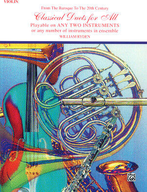 Alfred Music Publishing Classical Duets for All Violin