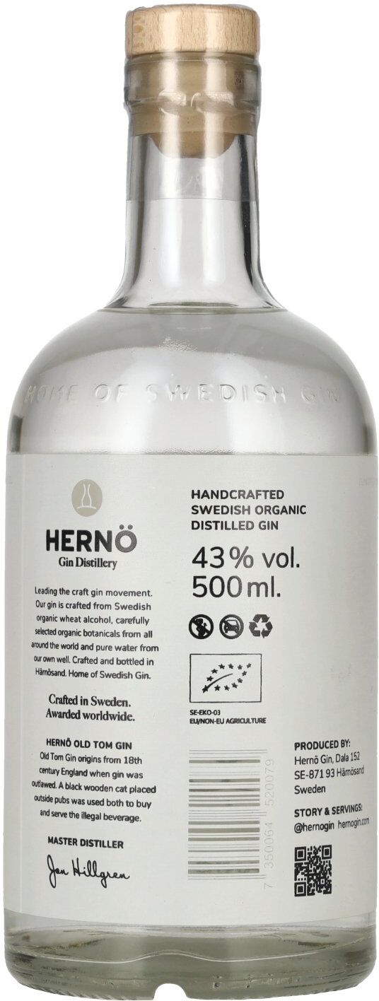 Hernö Gin Hernö OLD TOM GIN 43% Vol. 0,5l