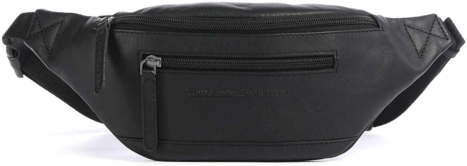 The Chesterfield Brand Wax Pull Up Cow Brana Gürteltasche, schwarz