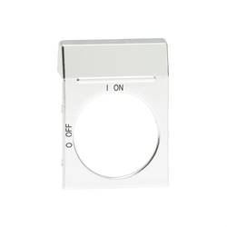 ABB 1SCA022353R4460 OPS2 Blanco-Schild silber f. OH2_ Griffe Beschriftungsschild 1 St.