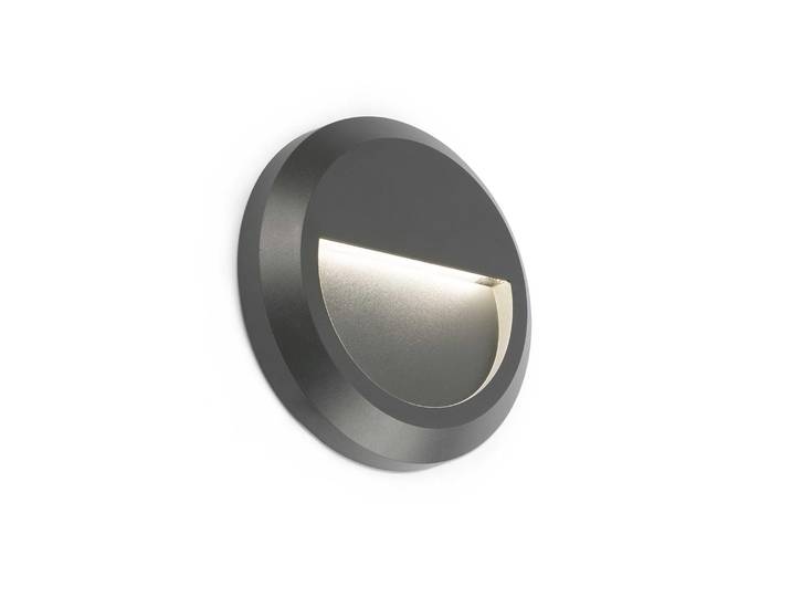 Faro 70656, Wandbeleuchtung für den Außenbereich, Dunkles Grau, Acrylnitril-Butadien-Styrol (ABS), IP65, II, 1 W