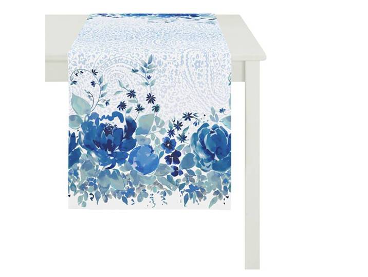 Tischläufer Summer Garden IV 48 x 140cm Blau/Blau