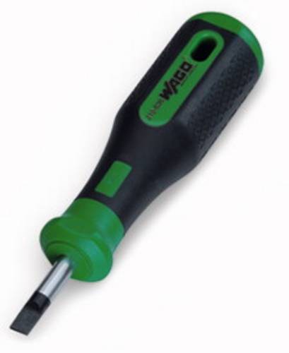 WAGO 210-635 Werkstatt Schlitz-Schraubendreher Klingenbreite: 6.5mm
