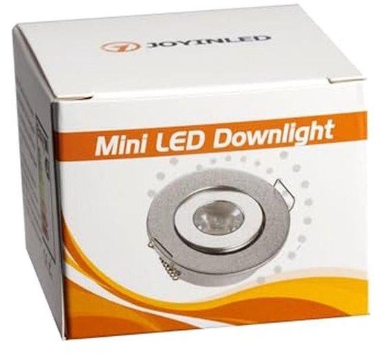WAN Ronde Mini LED Inbouwspots 3W - Warm Wit 3000K - Accentverlichting