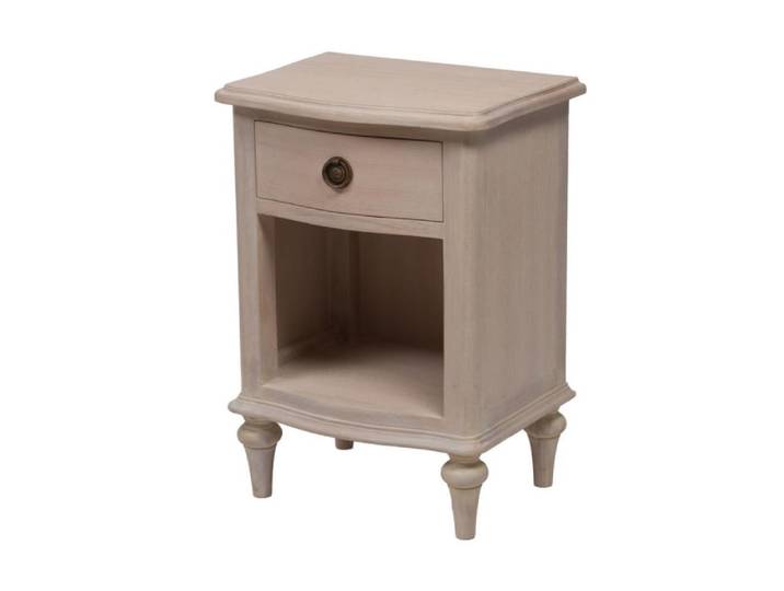 Table de chevet romantique en mdf bayur