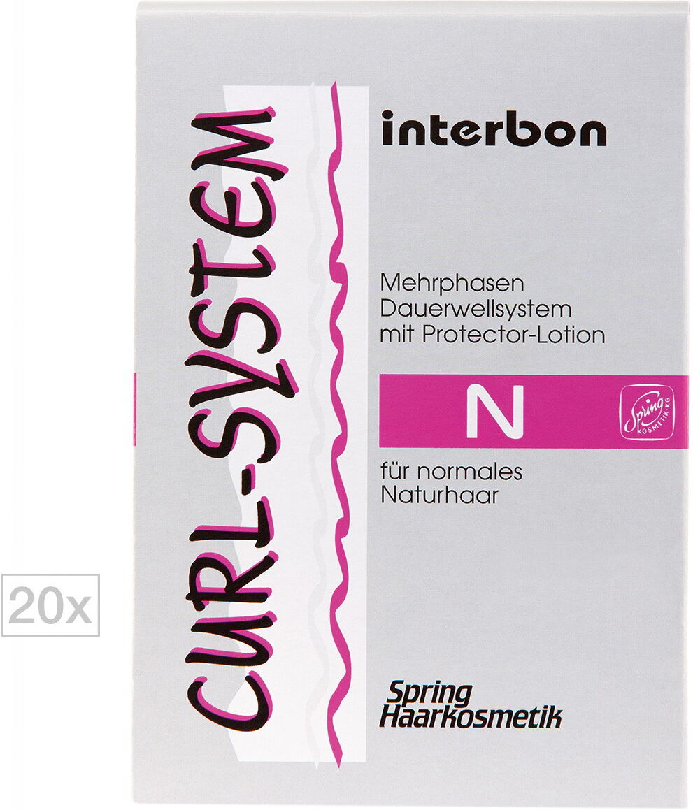 20 Stück Spring Curl System Well-Lotion N (Well-Lotion 75ml + Protector-Lotion 25ml + Fixierung 75ml)
