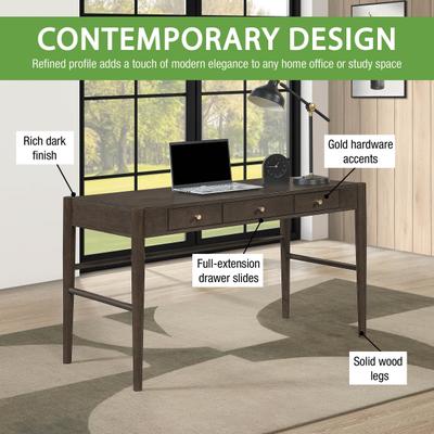 OSP Home Furnishings OSP Wembley Writing Desk with Storage and Drawers