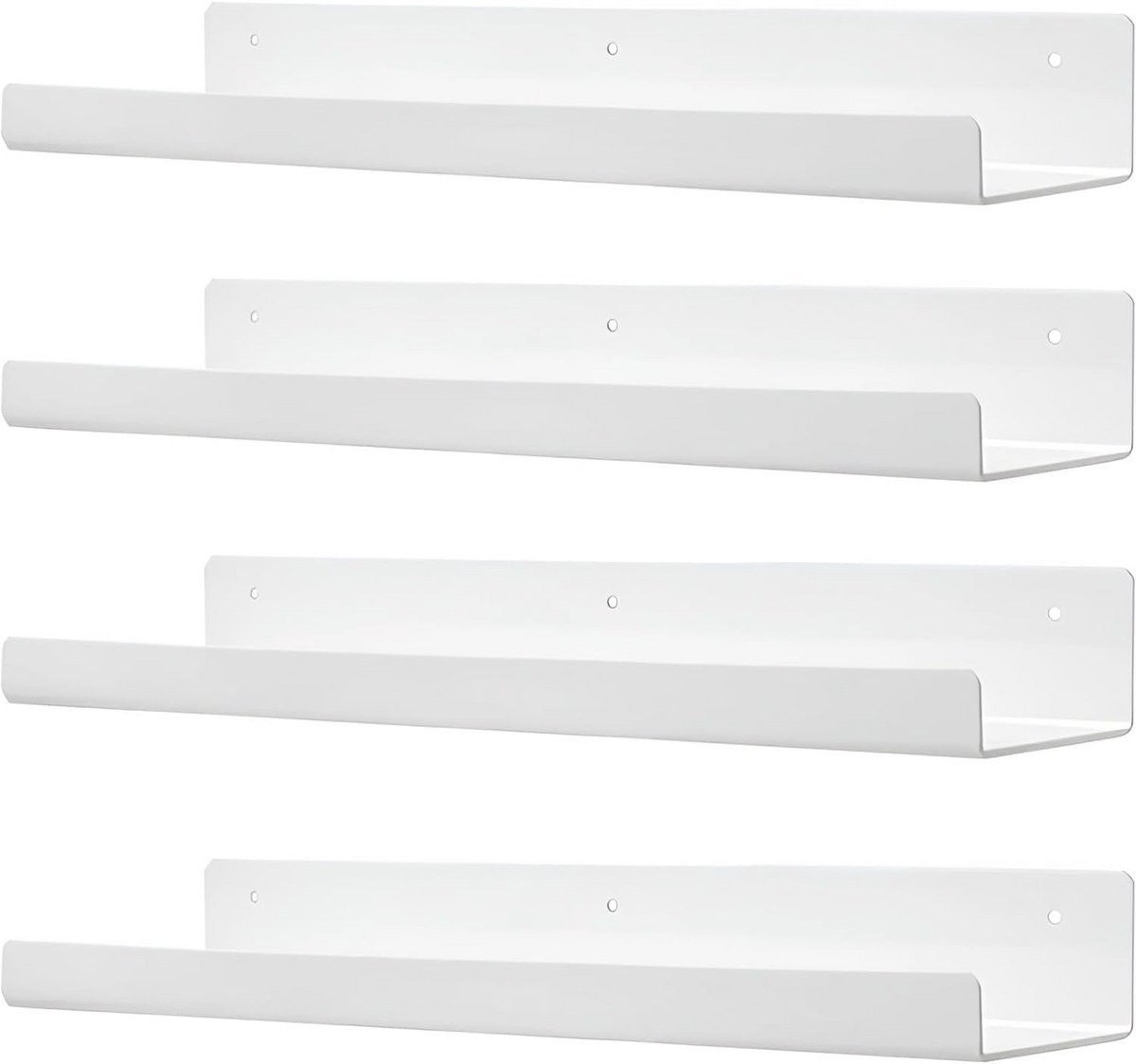 Zwevende Acryl Wandplanken voor Boeken en Opbergruimte in de Badkamer, Slaapkamer, Keuken of Woonkamer