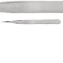 Präzisionspinzette mit feinen Spitzen. Sehr robust.