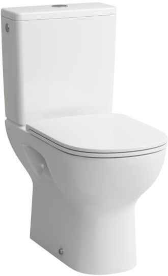 Laufen Lua Stand-Tiefspül-WC H8240870000001 spülrandlos, für Kombination, weiß