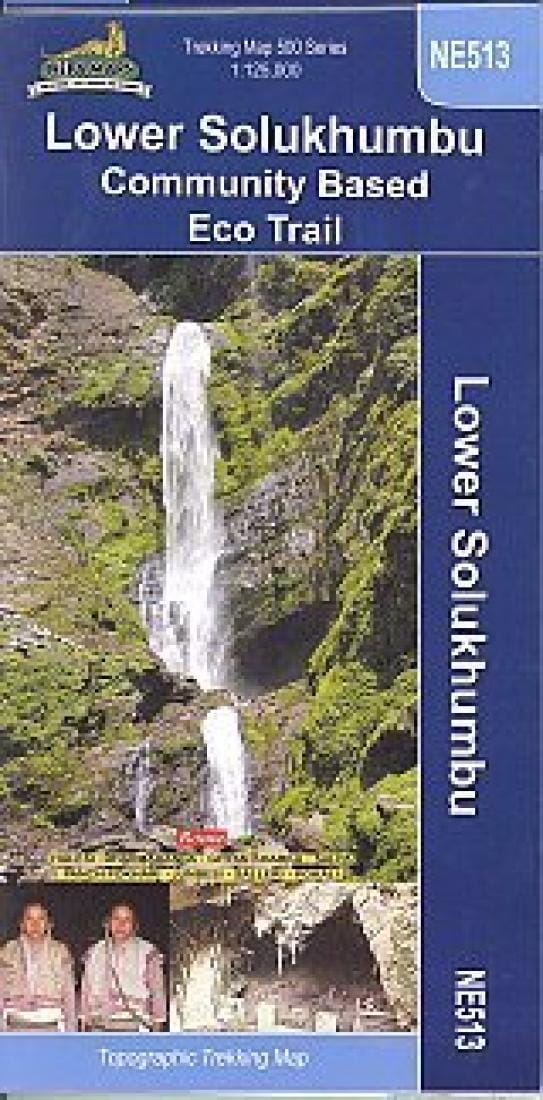 Carte de trekking - Lower Solukhumbu Community Based Eco Trail (NE513)   Himalayan MapHouse