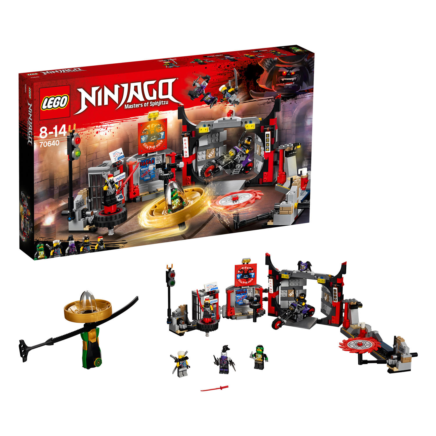 LEGO NINJAGO Hauptquartier der Motorradfahrer 70640
