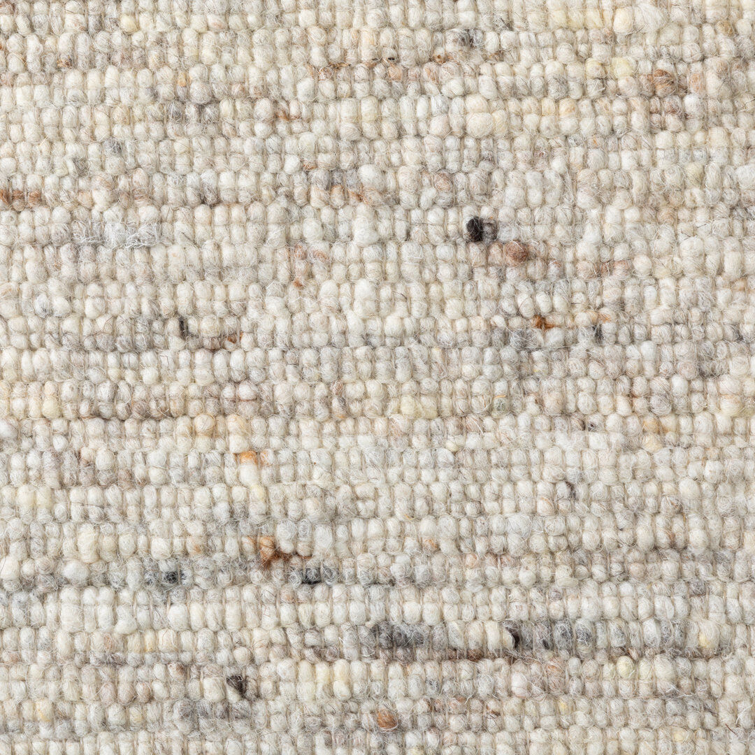 Latitude Run Wilmslow Handmade Landshut Wool Rug Nature Square 250cm