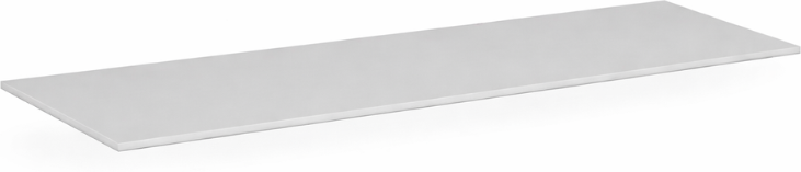 B2B Partner Tischplatte 2000 x 800 x 18 mm, grau