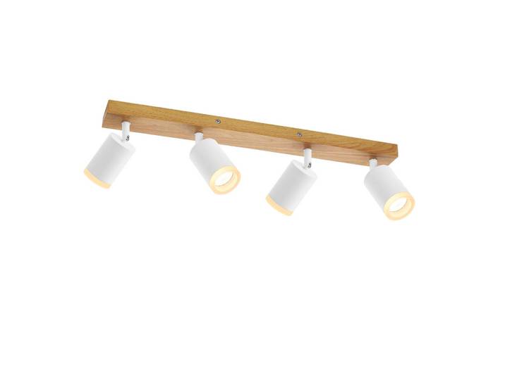 ZMH Deckenstrahler Phosphor 6/15/54 cm, Weiß, Metall, Gu10, 6x15x54 cm, Lampen & Leuchten, Innenbeleuchtung, Spots & Strahler, Deckenspots