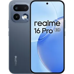 realme 16 Pro (256 GB, Pebble Grey, 6.78", Dual SIM, 5G), Smartphone, Grau
