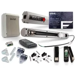 FAAC, Gartenzaun, Handy FDS 24V Set - S418 für 5 4m zweiflügelige Tore