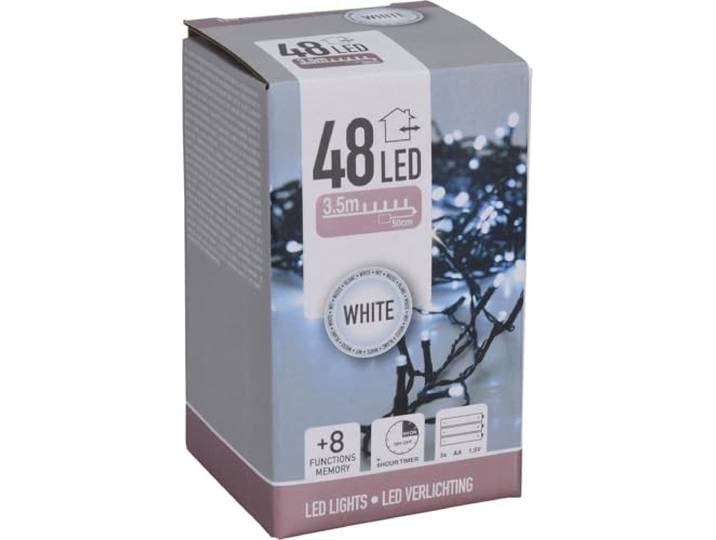 Naura éclairage pour Arbre 48 LED Blanche