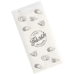 PAPSTAR 1000 Fleischerbeutel, Kraftpapier, gefädelt 28 cm x 14 cm x 6 cm