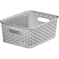Korb MY STYLE grau (BHT 25,50x10,20x19,60 cm) - BHT 25,50x10,20x19,60 cm