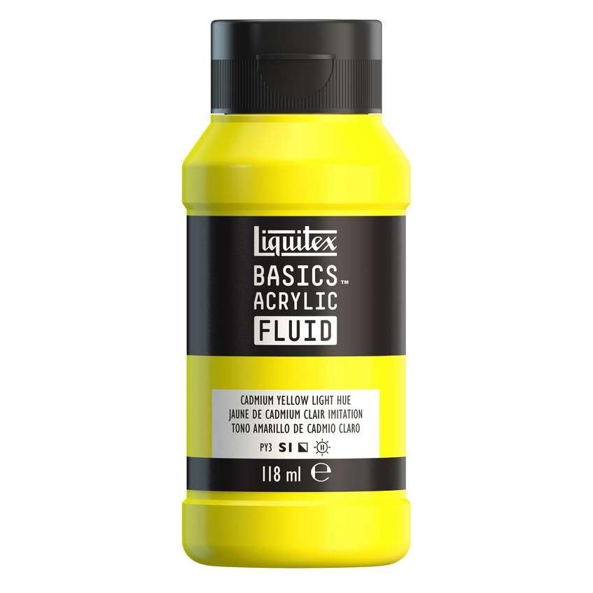 Winsor & Newton Basics fluid 118ml cad. yellow light hue row 159 (118 ml) (8870380)