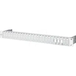 BTR 130920-00KE - 19 Zoll Keystone Modulträger, 1HE, 24 Port, lichtgrau, unbestück