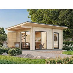 Palmako Ferienhaus Cecilia 14,2 m2 Slide Plus - 70 mm
