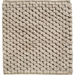Onyx Badematte 60 x 60 cm, graubeige