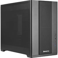 BX-MESH, Tower-Gehäuse schwarz, Tempered Glass