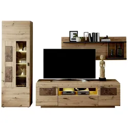 Livetastic Wandkombination MADERA II - B/H/T ca. 300,00x201,00x47,00