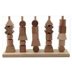 Wooden Story Natural Stacking Toy (Englisch)