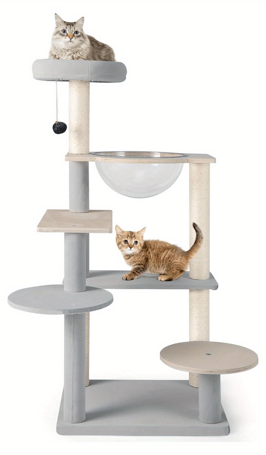 Krabbaum - Kratzbaum - Katzenmöbel - Kletterstange - Katzenkratzbaum - 113 cm hoch