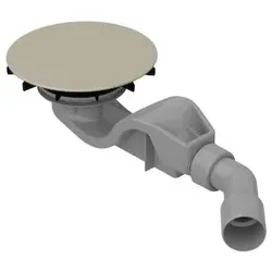 Bette BetteAir Ab-/Überlaufgarnitur B525-003AY für Duschfliese, AR Pro, bahama beige