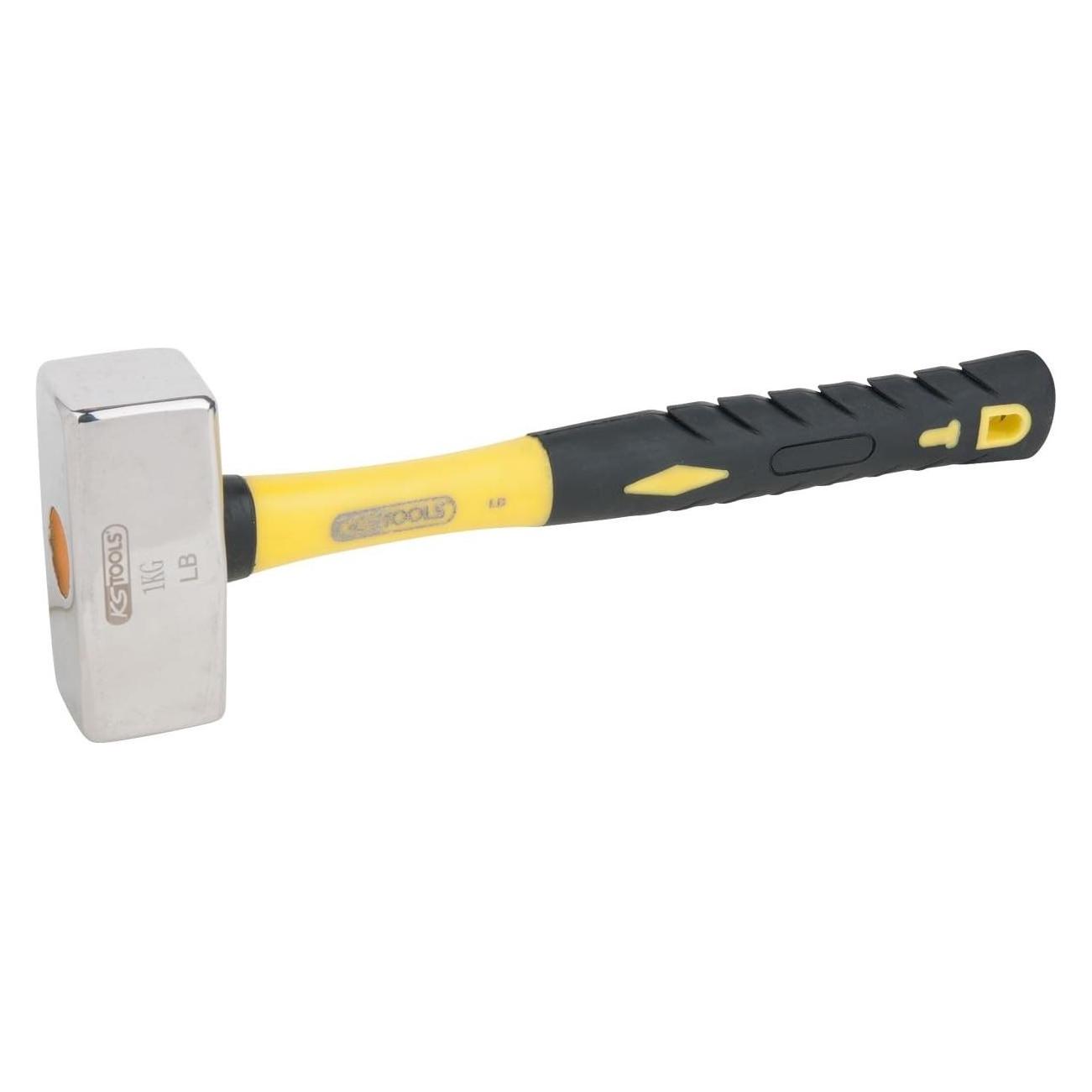 KS Tools EDELSTAHL Fäustel, Stielart Fiberglas, 900 g (900 g) (964.2002)