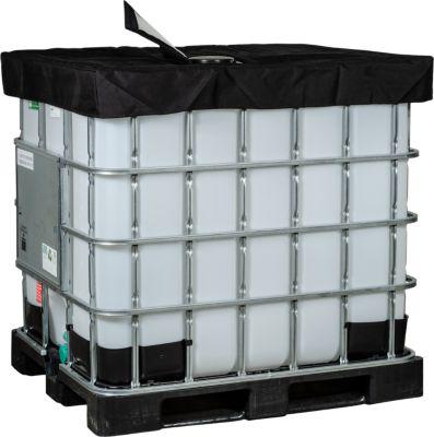 Kuhlmann IBC-Isolierhaube, für 1000 l IBC-Container, L 1200 x B 150 x H 100 mm, schwarz